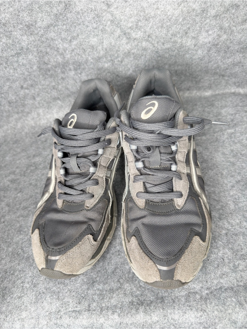 ASICS GEL-NYC 2055 Grey Silver Retro Y2K Running Sneakers Men US 10.5